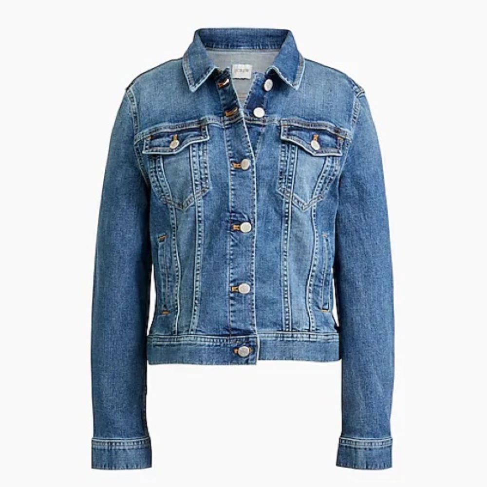 🦋 J Crew Classic Jean Jacket